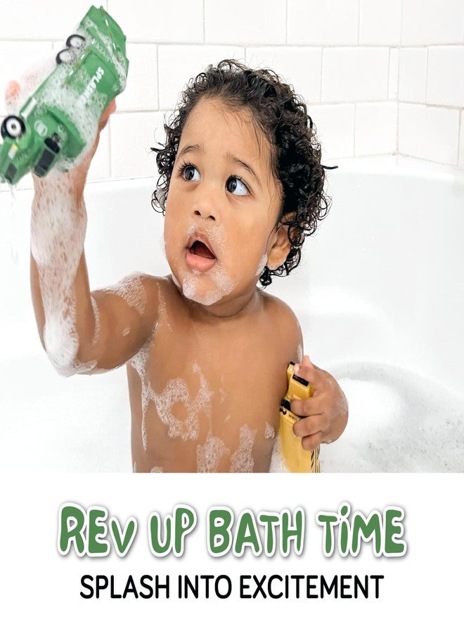 SplashEZ Mold Free Car Bath Toys for Kids | Toddler Bath Toys with No Hole for Water | Vehicles Set Ideal Size for Little Hands | Safe, Durable for Endless Tub Fun | Great for Boys & Girls Ages 0+ - Image 5
