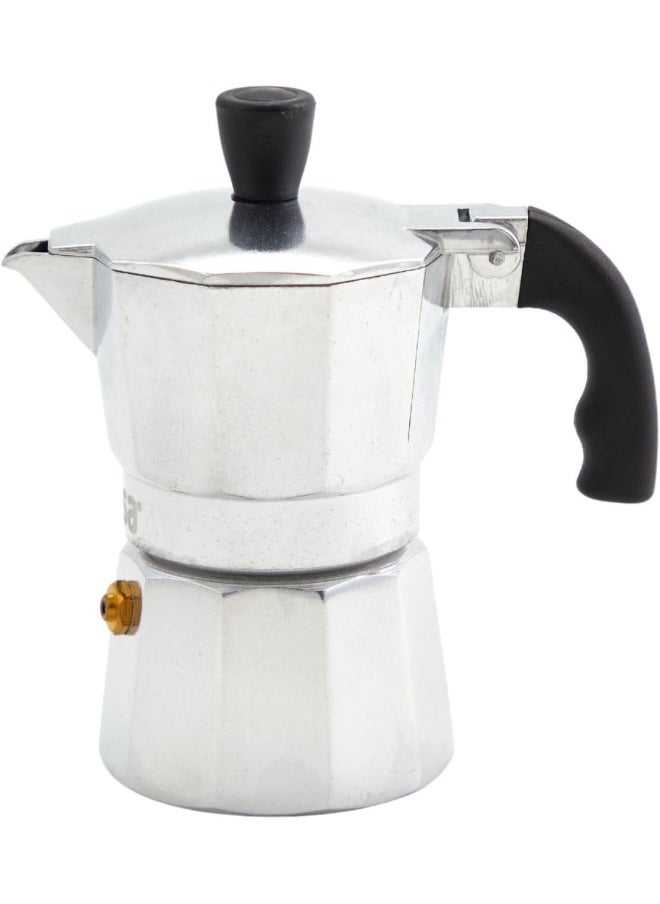 Imusa Imusa Aluminum Espresso Stovetop 1-Cup Coffeemaker, Silver  - Image 1