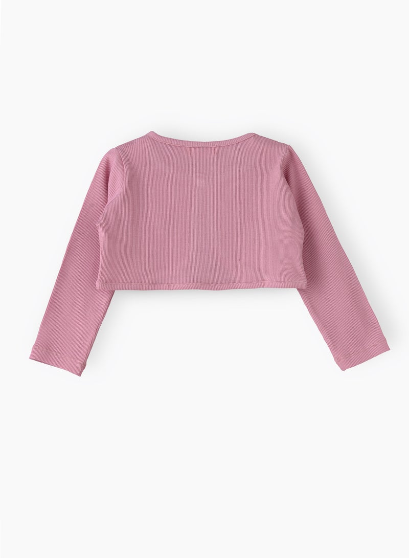 Jelliene Girls' Cotton Knit Shrug | Layering Love for All Seasons  - Image 2