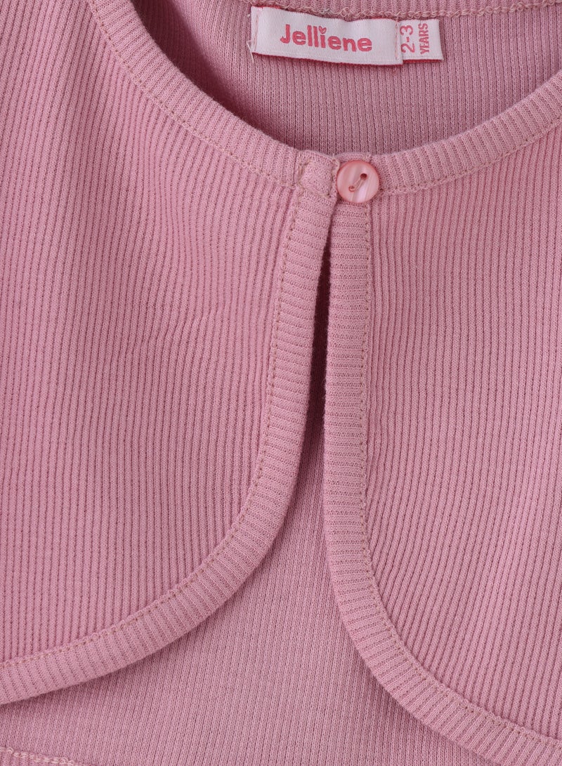 Jelliene Girls' Cotton Knit Shrug | Layering Love for All Seasons  - Image 3