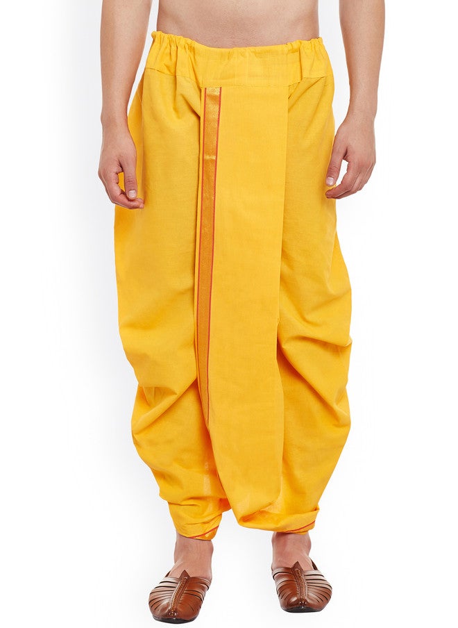 SOJANYA Yellow Dhoti Pants - Image 1