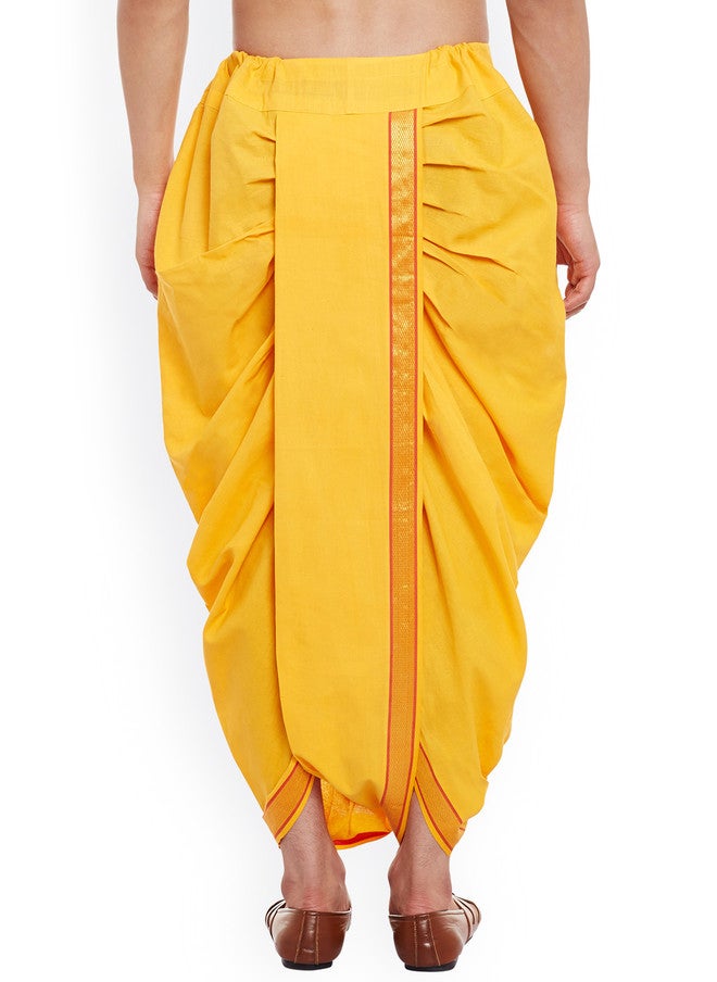 SOJANYA Yellow Dhoti Pants - Image 3
