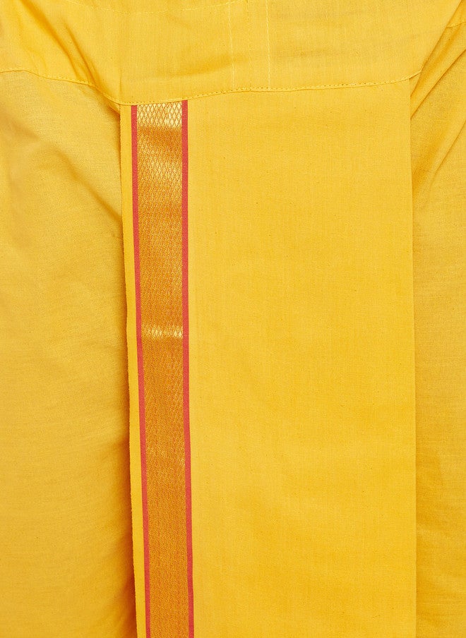 SOJANYA Yellow Dhoti Pants - Image 4