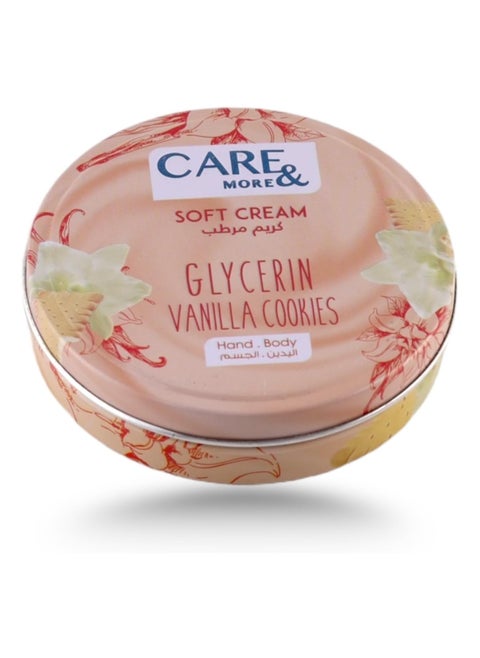 Soft Cream with Glycerin, Vanilla and Cookies Scent, 125 ml from Care & More