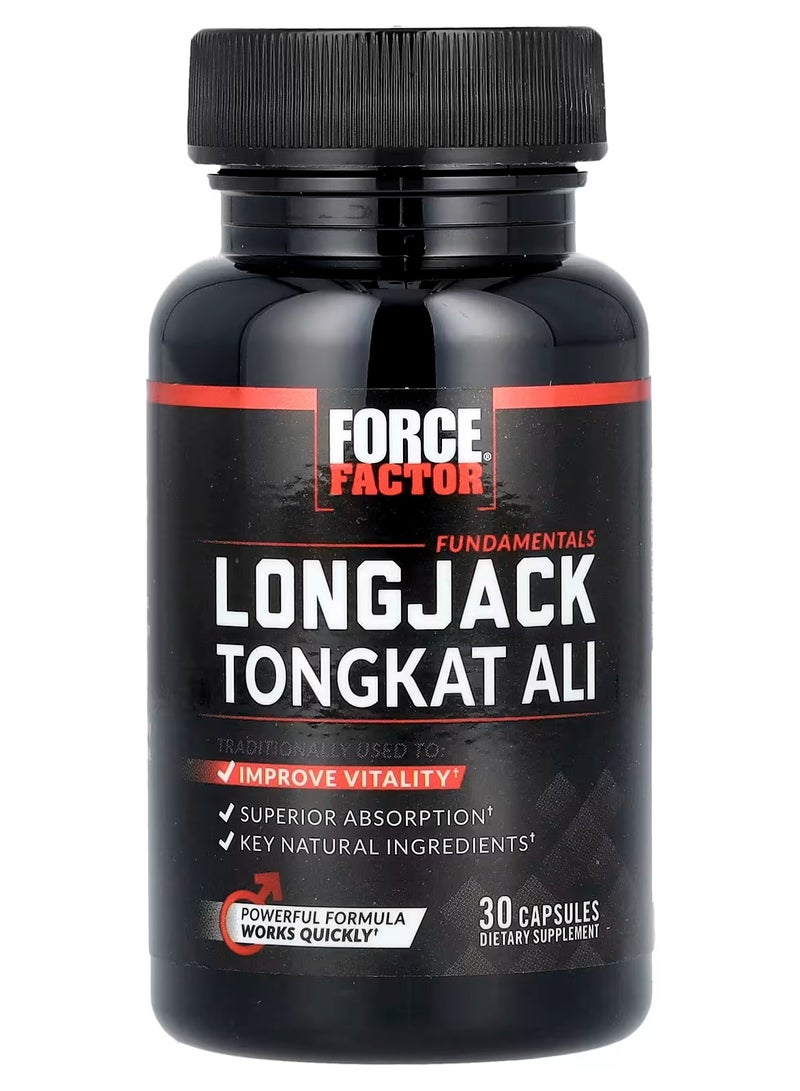 Force Factor Long-jack Tongkat Ali 500 mg - 30 Capsules - Image 3