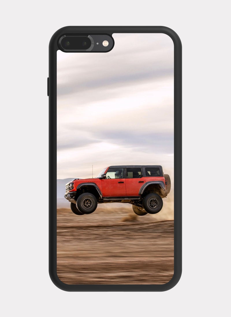 بكسلات كفر ايفون 7 بلس فورد برونكو احمر - Image 1