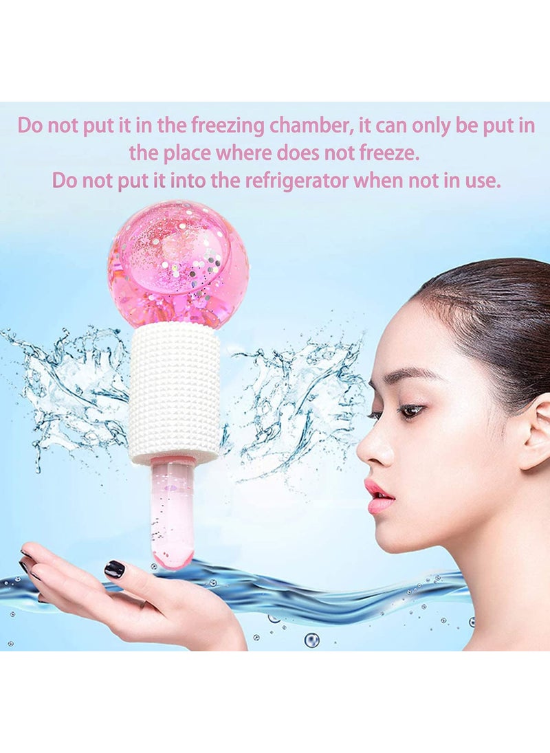 HRDR HRDR Facial Massage Ice Ball Face Roller Massager Ball Ice Globes for Face and Eyes Puffiness Relief Ice Hockey Energy Ball  - Image 5