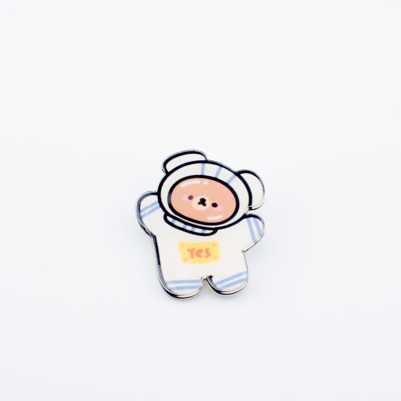 Acrylic Colorful Brooch For Kids