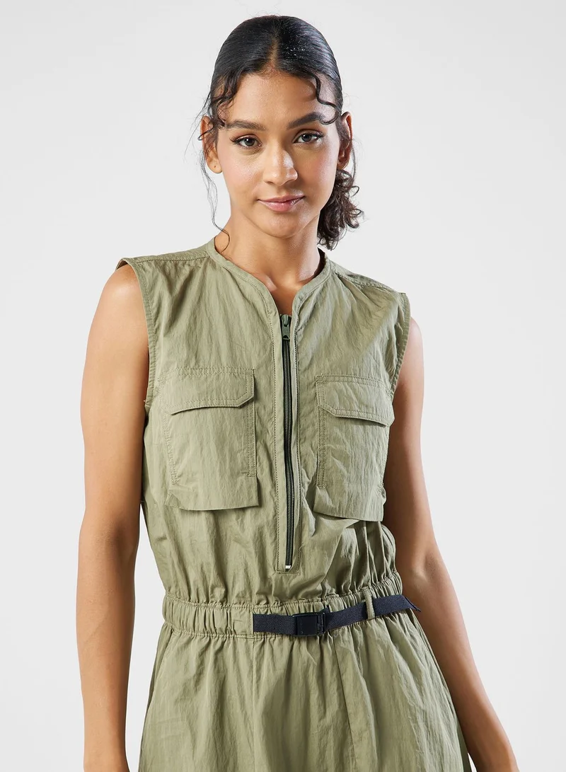 Timberland Olive Belted Dress