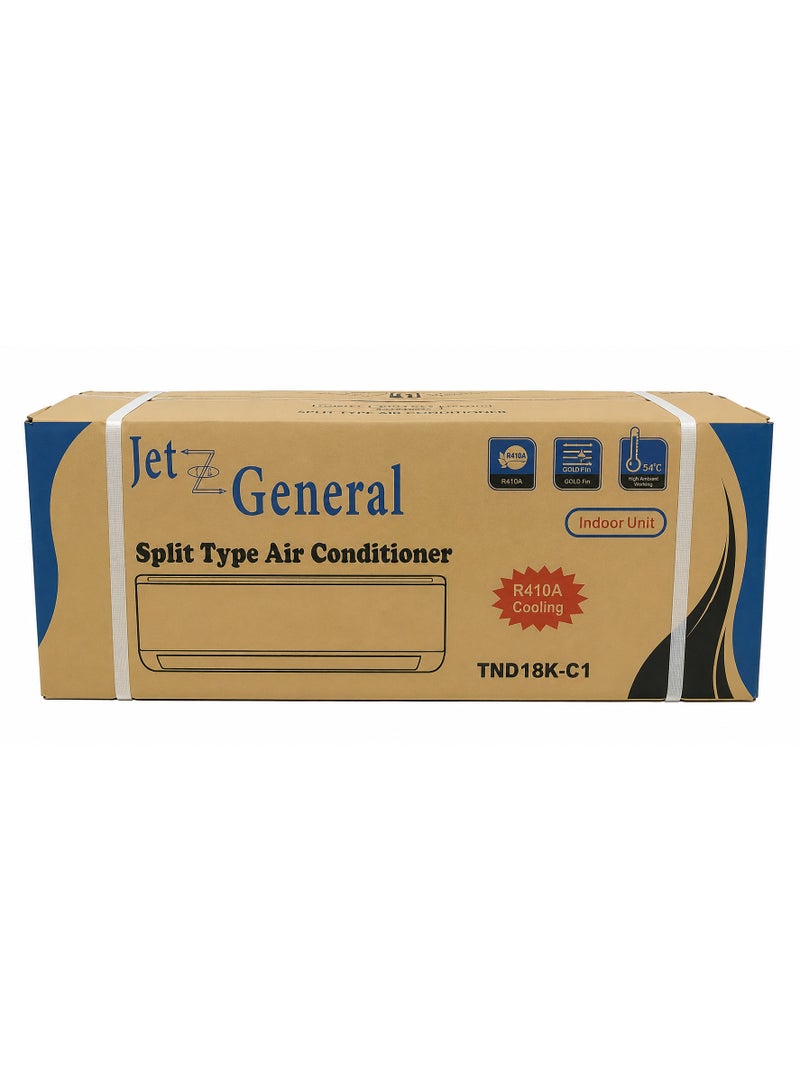 Jet General 1.5 Ton Split Wall Mounted Air Conditioner – Model TND18K-C1 - Image 2