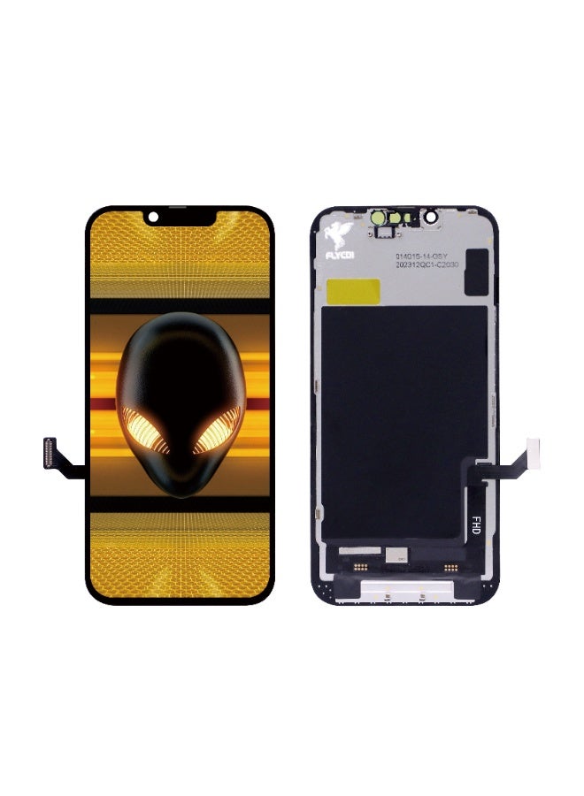 FLYCDI iPhone 14 Soft OLED, LCD Display Screen Replacement Kit with Installation Tools, High Brightness, Wide Color Gamut - Image 4