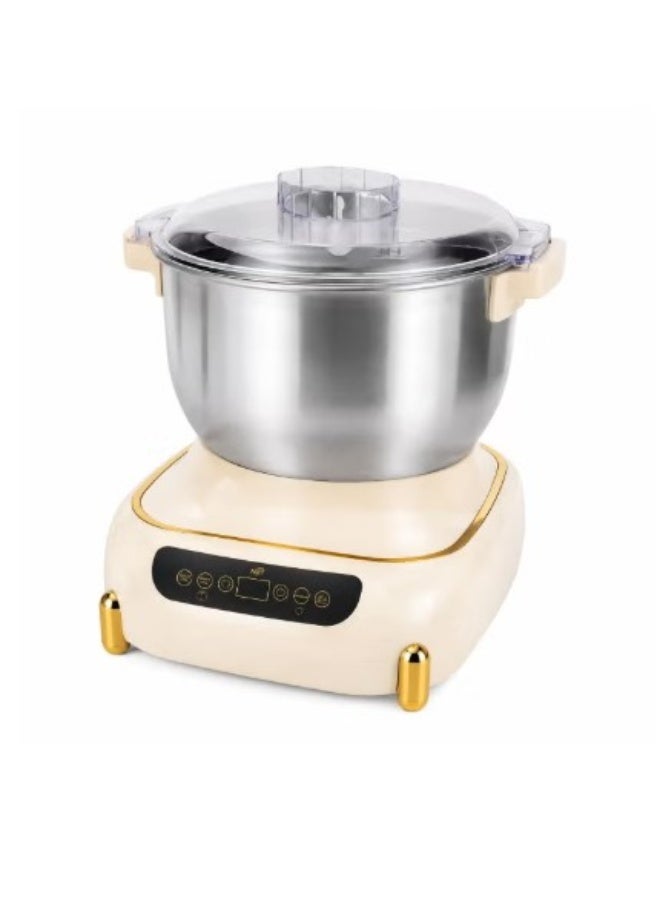HB Multi-Function Dough Mixer 8L, 900W Electric Dough Kneading Machine with SUS304 Stainless Steel Bowl, Digital Control Panel & Transparent Lid - Image 1