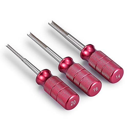 EWK 3 Pcs Deutsch Terminal Removal Tool Kit 14, 16 & 20 Gauge - Image 1