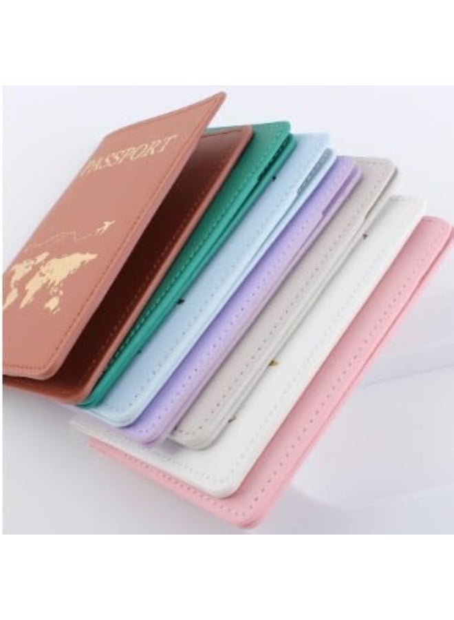 my souq store :: World Map Design Passport Cover with Gold Embossing -Brown - Image 3