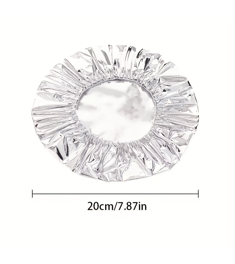 80 Pcs Food Grade Reusable Aluminum Foil Insulation Cover For Bowls Plates And Tableware Keeps Food Warm And Fresh - Image 3