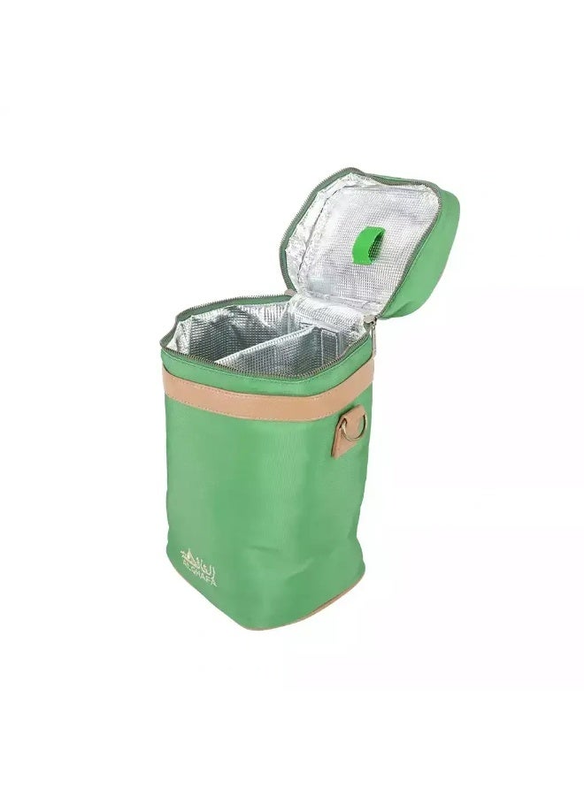 ALGHAFA Thermal Insulated Heathrow Bag – Portable Cooler Bag with Silver Aluminum Lining – Multi-Compartment Food & Beverage Storage Bag with Shoulder Strap – ALGHAFA - Image 2