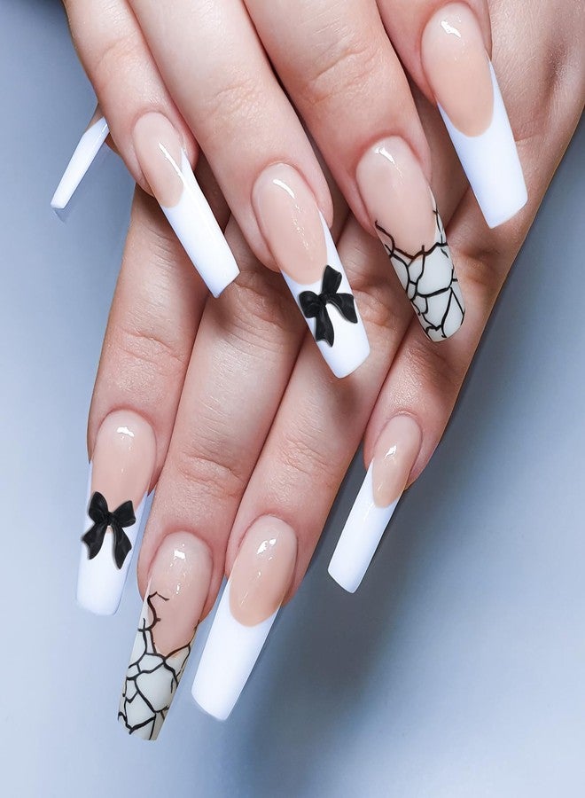 YQQYG Bow Nail Charm, 3D Bow Nail Decoration Resin Bow Nail Rhinestones Bowknot, Black Nail Charms for Phone Cases Scrapbooks Envelope Cards Making - Image 4