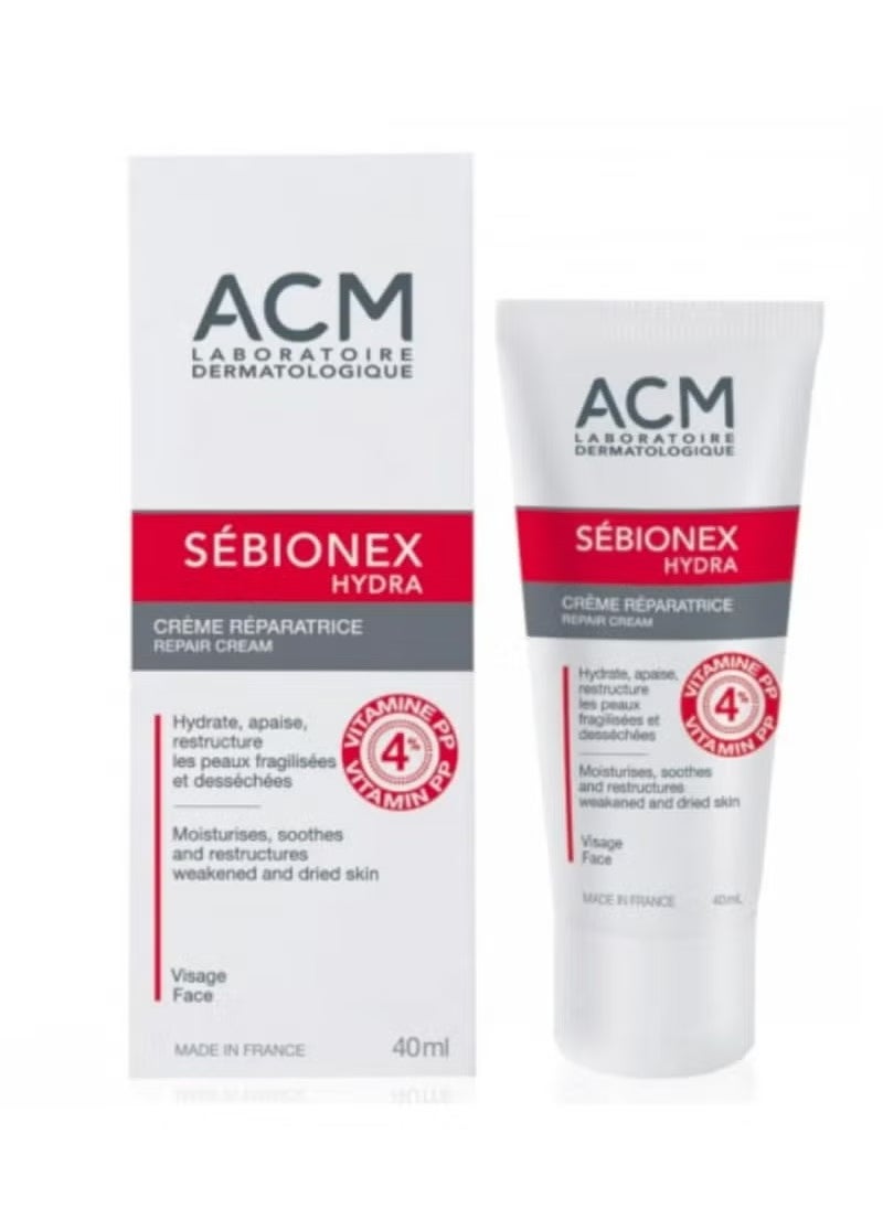 أيه سي أم كريم ACM Sebionex Hydra المرطب والمصلح للبشرة الجافة 40 مل 