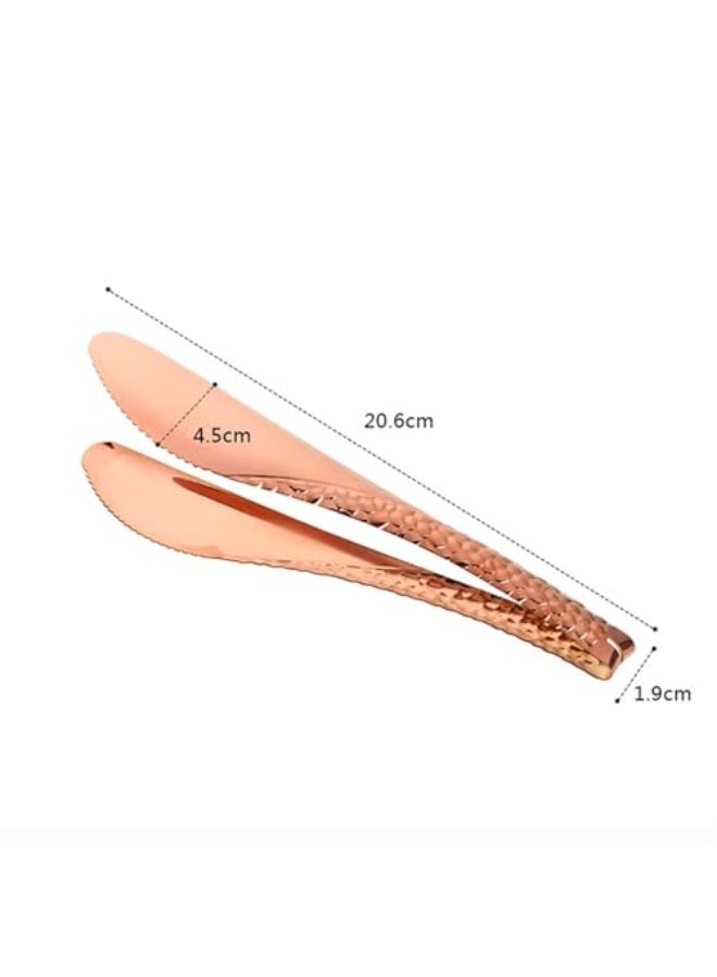 SSAB Ice Tongs Food Tongs Tweezers For Kitchen Buffet Sugar Kitchenware Ice Cooking Small Multifunctional Clamp Tableware Dining Bar (Color : Multicolor red) - Image 3