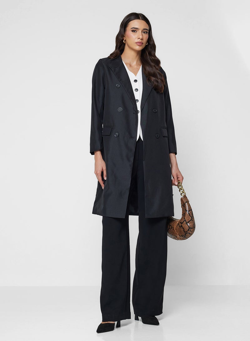 ايلا معطف ترنش طويل - Image 4