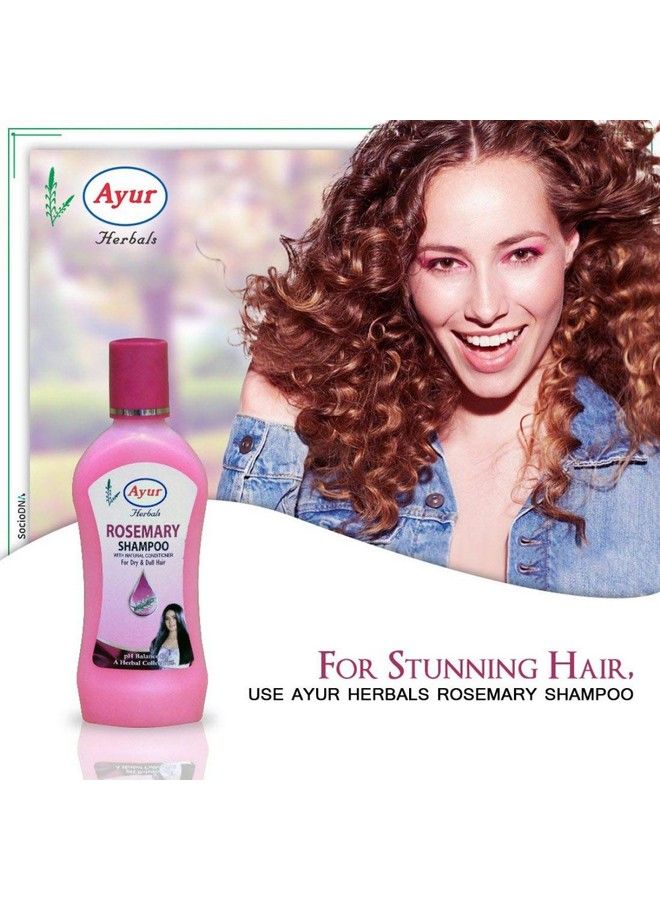 Ayur Herbal Rosemary Shampoo 1000Ml (For Dry And Dull Hair) - Image 3