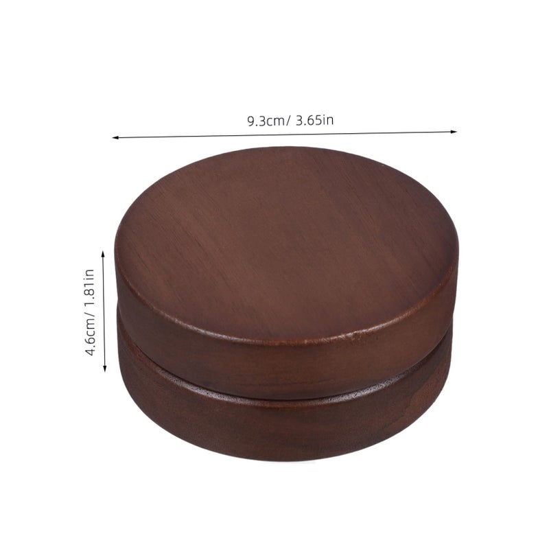 Portable Wooden Ashtray with Lid Windproof Stainless Steel Liner Easy Clean for Indoor Outdoor - Image 3