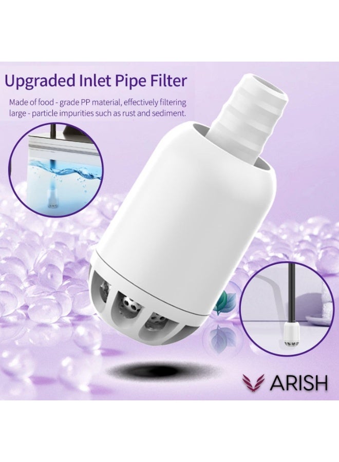 Portable Bidet , Portable Travel Bottle Handheld Personal Sprayer, electric sprayer Travel Camping Bathroom Personal Hygiene (Lilac Blue Electric Bidet, 1.2m Hose Pipe)
