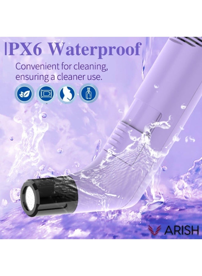 Portable Bidet , Portable Travel Bottle Handheld Personal Sprayer, electric sprayer Travel Camping Bathroom Personal Hygiene (Lilac Blue Electric Bidet, 1.2m Hose Pipe)  - Image 5