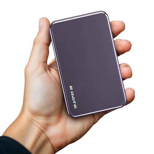 E GATE 120 PW Wireless Power Bank 10000mAh Fast Charging| QC+PD Fast Charger - 22.5W Wired & 15W Wireless powerbank for Android, iPhone 12 & Above | with Magnetic Ring | Metallic Finish - Image 1