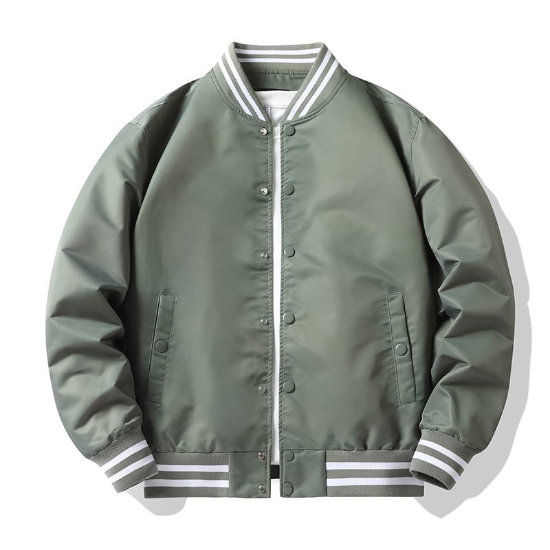 Color Baseball Uniform Men'S Spring & Fall American Bomber Jacket Men'S And Women'S Same Style Couple Jacket Trendy Work Jacket - Image 4