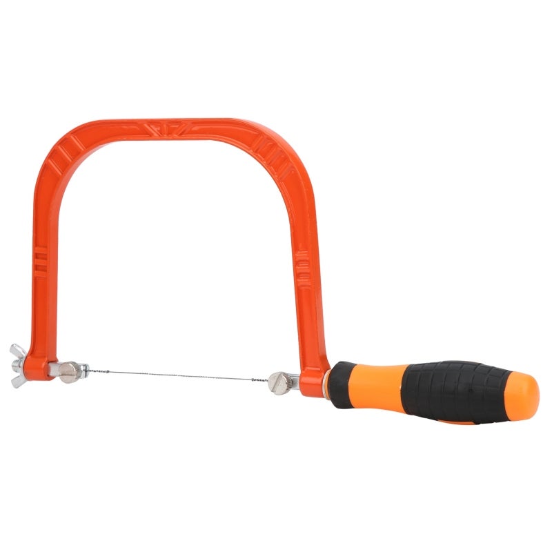 MYTEC Mini Coping Saw 310mm Aluminum Alloy Screw Lock Adjustment - Thickened Beam Corrosion-Resistant Cutting Tool for Woodworking - Image 4