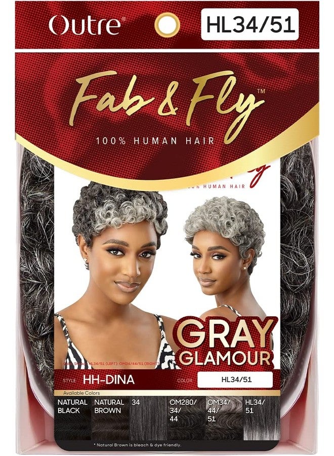 Outre Fab & Fly Full Cap Wig Gray Glamour - HH - DINA (34) - Image 5