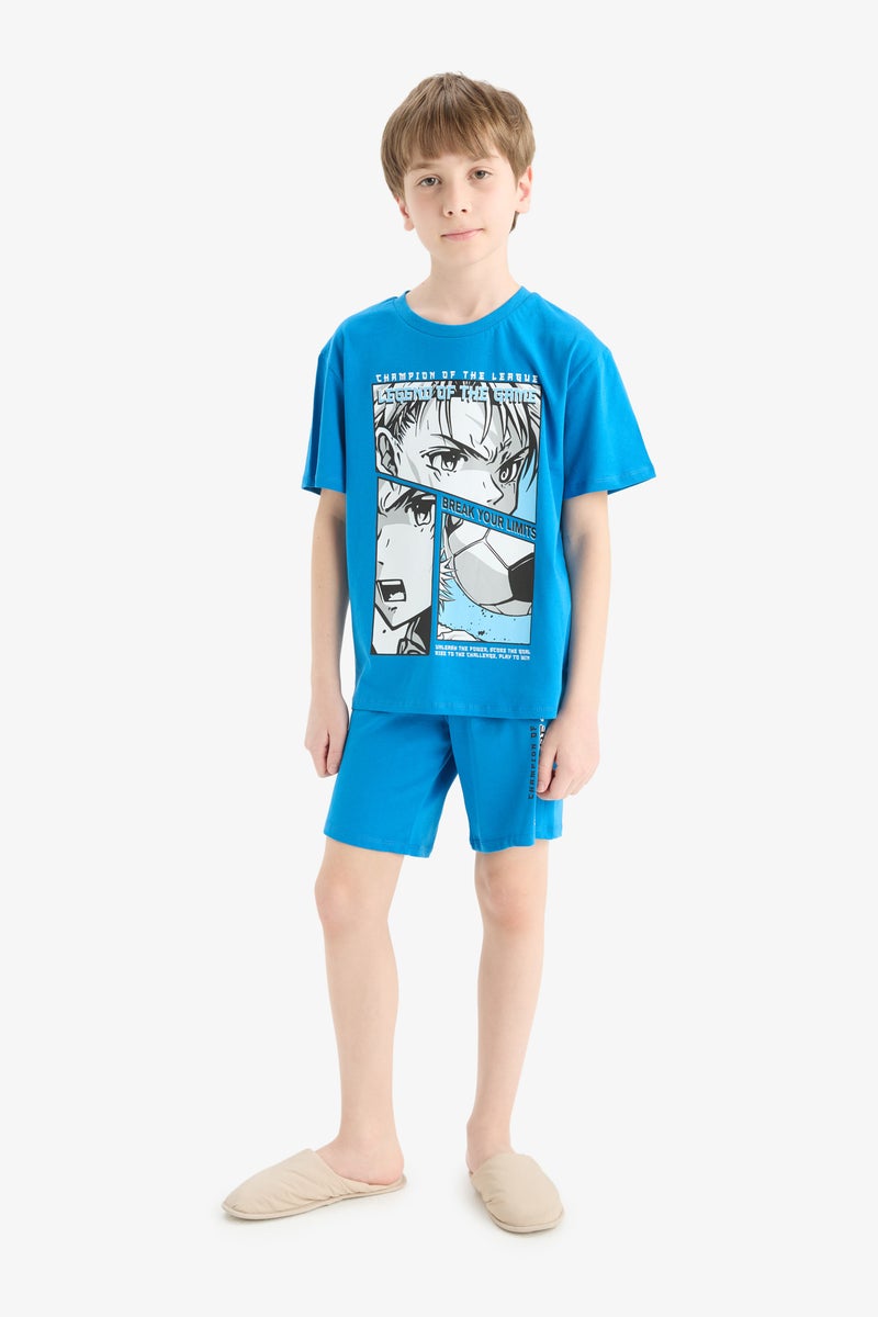 DeFacto Boy 2 piece Regular Fit Knitted Pyjamas  - Image 3