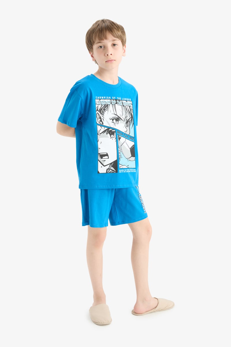 DeFacto Boy 2 piece Regular Fit Knitted Pyjamas  - Image 2