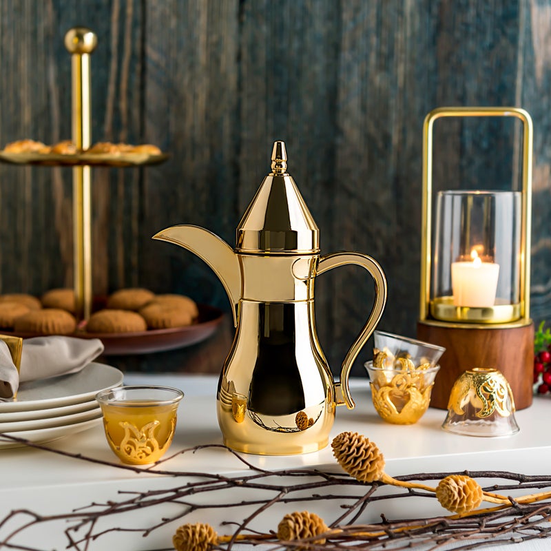 Dallaty mini vacuum flask gold 300 ml - Image 1