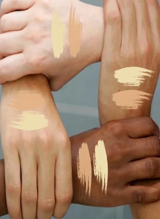 KINDED Liquid Concealer Full Coverage Colour Corrector Contour Waterproof HD Pro Master Series for Dry & Oily Skin Dark Circles & Spots (Creamy Matte, Yellow Tone & Go Natural Combo, 6 ml each) - Image 5