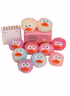 Excefore 12 Pcs Random Plush Shoe Decorations Charms, for croc Bracelets Wristband Colorful Beauty croc jibbed charms Bracelet Decorations Party Gifts  - Image 1