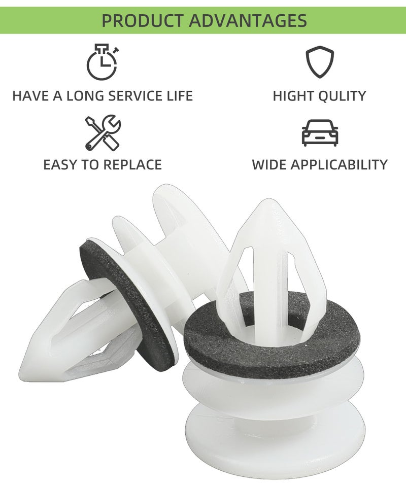 RACOONA 30PCS Door Trim Panel Retainer Clip,Door Trim Panel Clip,Car Accessories Door Trim Panel Upper Retainer,Car Push Retainer Clips Car Door Trim Clips,Replace 11519031 - Image 4