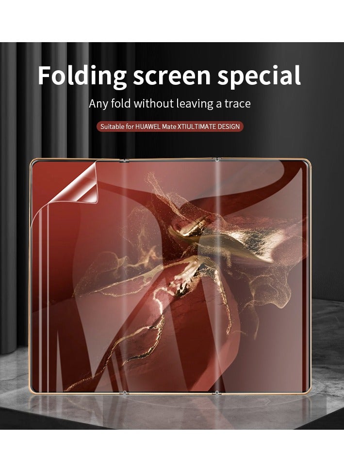 general Huawei Mate XT three-fold screen mobile phone film TPU high-definition instant repair protective film film cutting machine dedicated hydrogel film (one piece) - Image 2