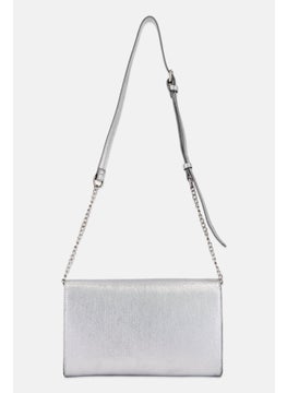 Women Solid Cross Body Bag 19 x H 28 x L 4 x W cm, Silver - pzsku/Z019669FC95CA4984ADBCZ/45/_/1737642003/214df8a5-2c9c-4720-ba7b-713de693e047