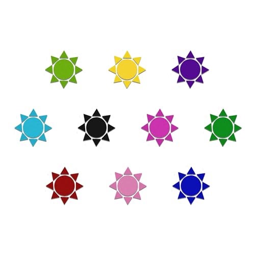 Comet Busters Handcrafted Multicolor Bindi for Women (10 mm) (BV278) - Image 1