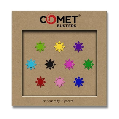 Comet Busters Handcrafted Multicolor Bindi for Women (10 mm) (BV278) - Image 5