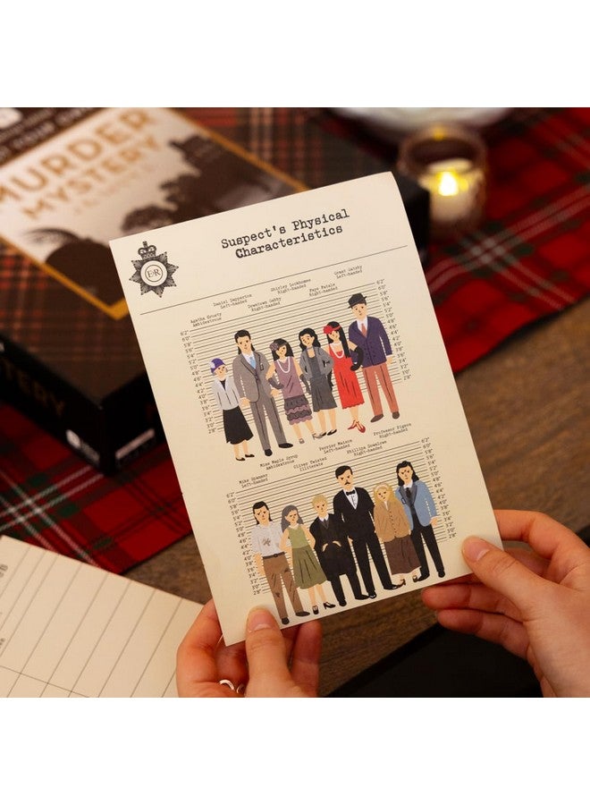 Talking Tables Reusable Murder Mystery at The Manor After Dinner Party Game Kit for Adults, Host Your Own Games Night Scottish Highland Theme, 3 Alternative Endings Fun Idea, New Year - Image 3
