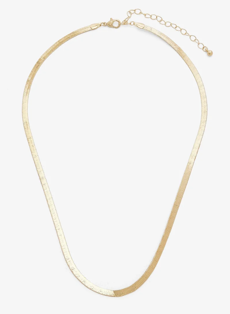 Ella GOLD Dainty Jewel Embellished Layered Necklaces for Women | Best Price UAE