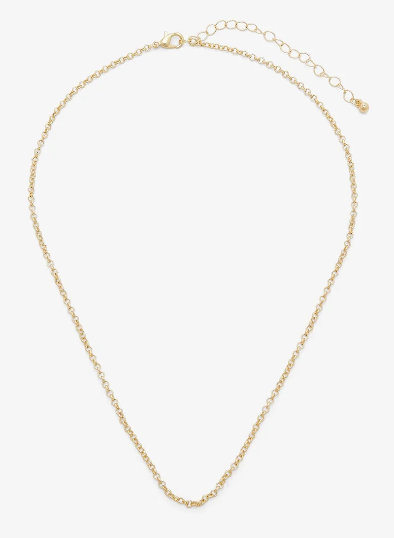 Ella GOLD Dainty Jewel Embellished Layered Necklaces for Women | Best Price UAE