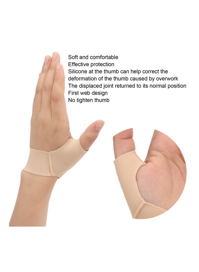 XiuWoo MAKINGTEC Thumb Support Brace, CMC Joint Splint, Elastic Spica Soft Compression Sleeve Protector for Pain Tendonitis Sprains, L - Image 5