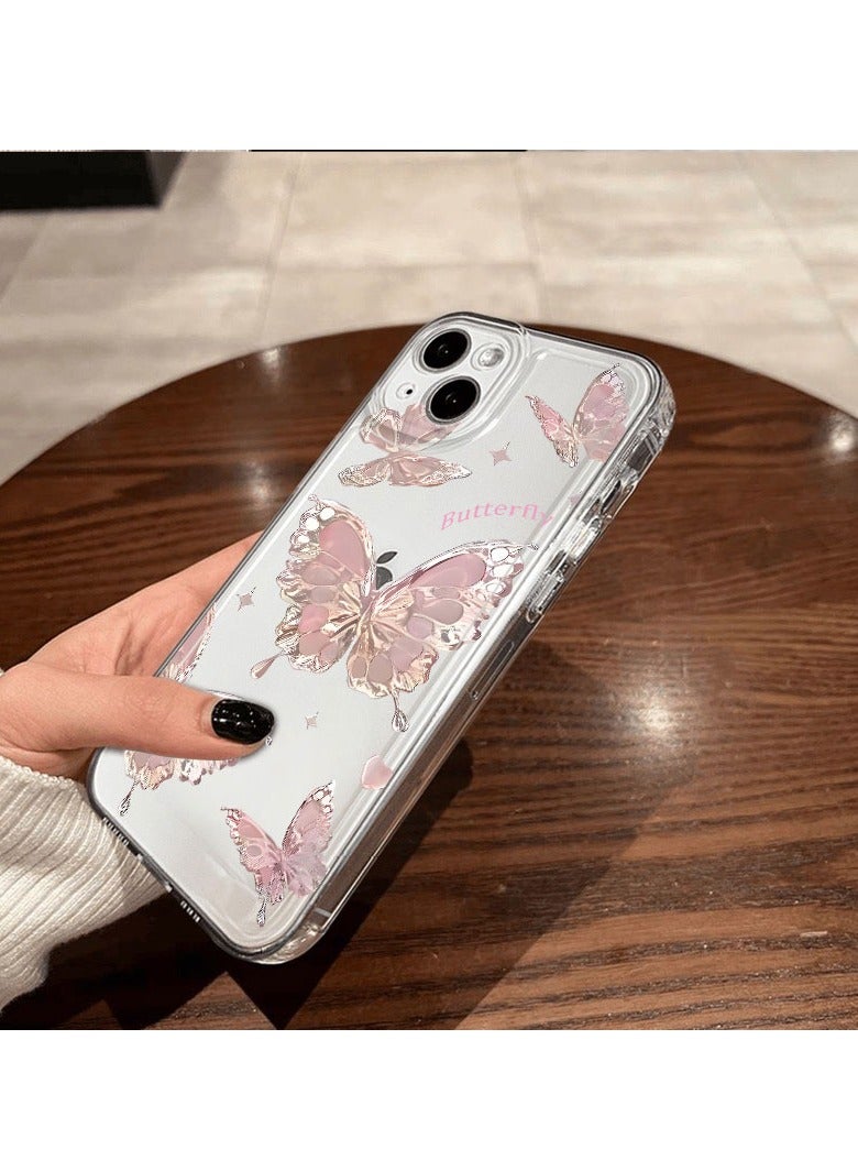 Metallic Butterfly Design Case for iPhone 16 Pro Max – Elegant, Shockproof, and Slim Fit - Image 4