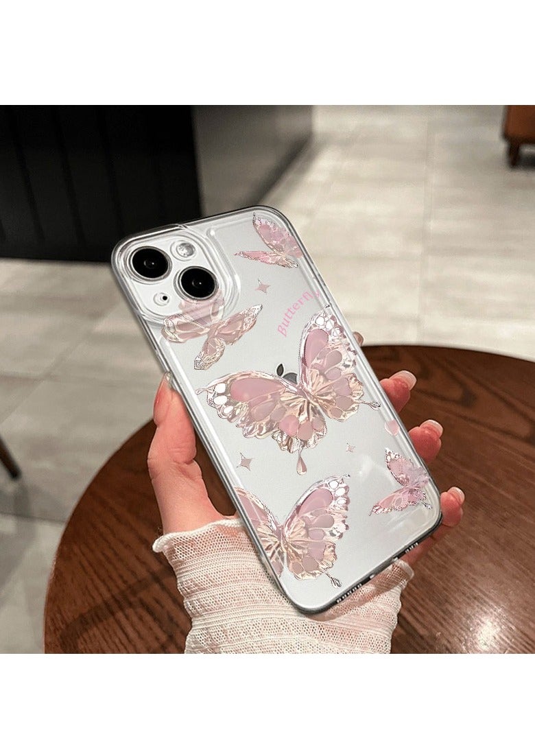 Metallic Butterfly Design Case for iPhone 16 Pro Max – Elegant, Shockproof, and Slim Fit - Image 5