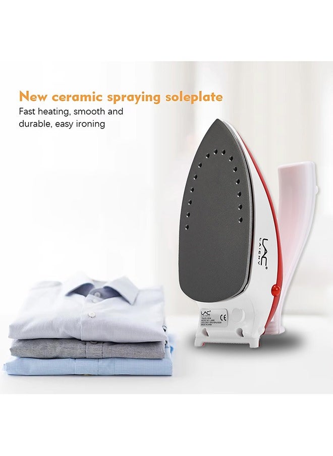 LAC - Electric Foldable Travel Iron with Explosion Steam Function - Household Handheld Electric Steamer for Shirts, Anti-Drip - Image 1