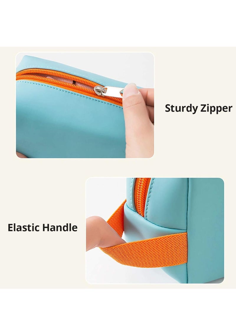 KASTWAVE Small Makeup Bag, Travel Cosmetic Bag for Women Girls, Zipper Pouch Makeup Organiz - Image 4